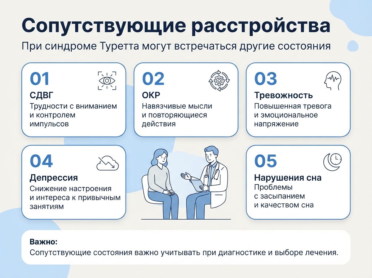 Лечение синдрома Туретта в Архангельске инфографика